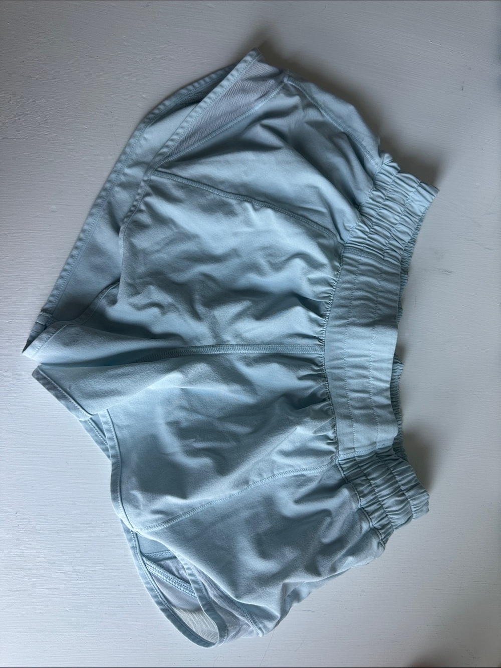 lululemon athletica Light Blue Athletic Shorts
